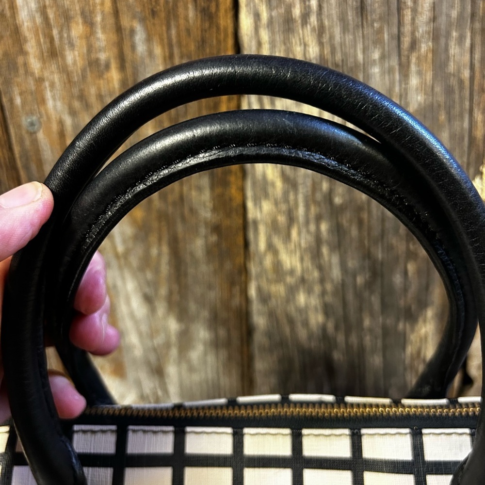 Kate Spade Purse Rachelle Brightwater Drive Black Plaid Retail $380‼️ - Picture 7 of 10